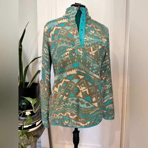 Columbia sportswear button up quarter-zip women’s medium - Picture 1 of 11